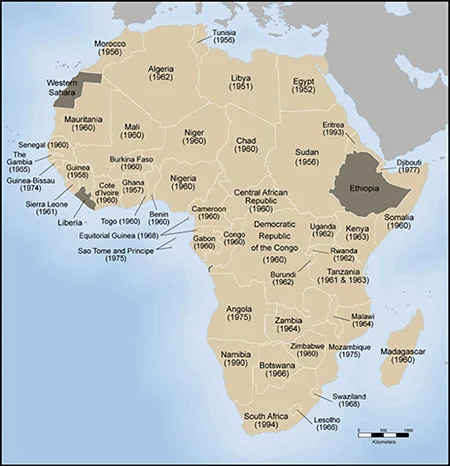 Mapa de Africa