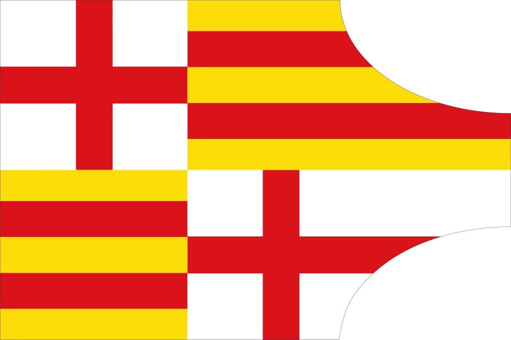 Bandera de Barcelona 1457 Bandera de Barcelona 1457