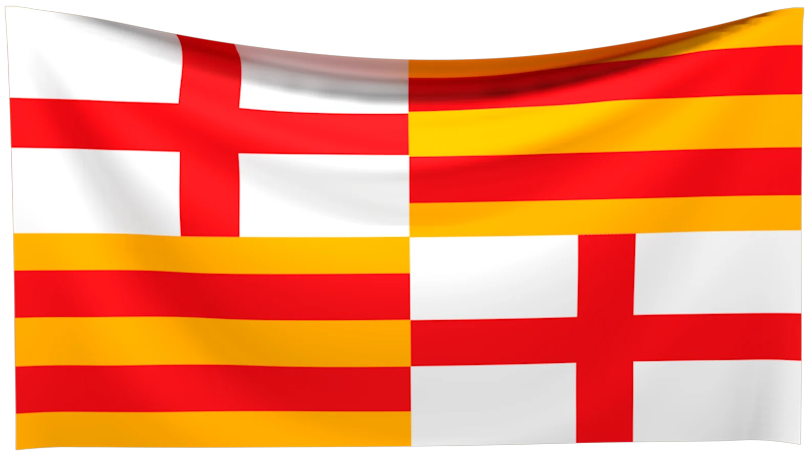 Bandera de Barcelona censurada Bandera de Barcelona censurada