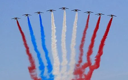 Bandera de Error en la fiesta nacional de Francia